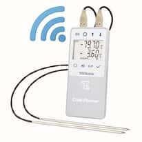 Traceable Ultra-Low Temperature Wi-Fi Data Loggers Compatible with TraceableLIVE® Cloud Service; 2 Probes