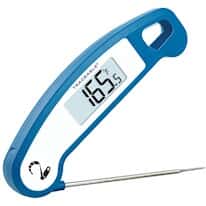 Traceable Folding Stem Thermometer, NSF-Certified; 4.5"L Stainless Steel Probe