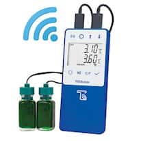 Traceable Wi-Fi Data Logging Refrigerator/Freezer Thermometer Compatible with TraceableLIVE® Cloud Service; 2 Bottle Probes