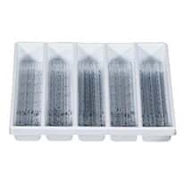 TrippNT 50054 5-Slot Drawer Organizer, 17.5"L x 13.5"W x 2.75"H; 1/Pk