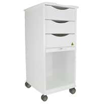 TrippNT MRI Core SP Lab Storage Cart with Drawers, White