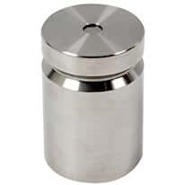 Troemner 1306 3000 g Class F Test Weight with No Certificate Cylindrical with Groove