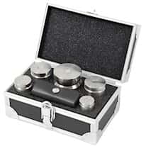 Troemner TW-5 5 lb to 1/32 oz, Class F Stainless Steel Test Weight Set; 14 pieces