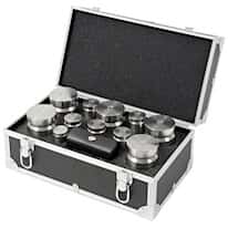 Troemner TW-50 5 lb to 1/32 oz, Class F Stainless Steel Test Weight Set; 20 pieces