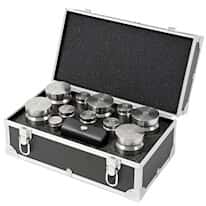 Troemner TW-50T Class F Stainless Steel Grip-Handle Calibration Set with NIST Calibration Certificate; 5 lb (5) to 1/32 oz