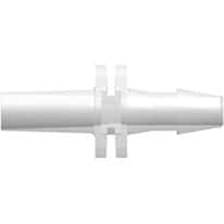 Value Plastics Luer to Hose Barb Fitting, Straight Adapter, Polypropylene, Male Luer Slip x 200 Series Barb, 1/8" ID; 25/Pk