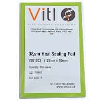 Vitl Products V901003 Heat Sealing Foil, Blue, 38 µm; 100 Sheets/Pk
