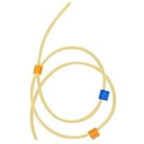 Watson-Marlow Marprene TPE 3-Stop Pump Tubing, 0.25 mm, Orange/Blue; 6/Pk