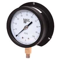 Weksler HA14-4-PK-4-L Process/Contrator's Pressure Gauge, 0 to 400 psi, 1/4" NPT(M)