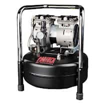 Werther PC120/24 Ultra-Quiet Oilless Air Compressor, 2.5 cfm/6 gal Tank; 220V