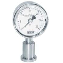 Wika M990.22 2.5" Sanitary Pressure Gauge, 0 to 60 psi, 3/4 Tri-Clamp