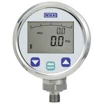 Wika DG-10-S Stainless Steel Digital Gauge ~ 0 to 7500 psi, 1/4" NPT(M)