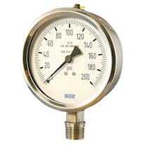 Pressure Gauge 0 to 160 psi; 4" dial with 1/2" NPT(M) Connection