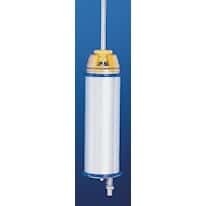 Wildco 1520-C20 Kemmerer Water Sampler, 3 to 600 ft Depth, Acrylic, 2.2 L