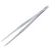 Stainless Steel Tweezers, w/ Pin, Straight Tips, Serrated, 152mm