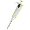 HTL 4057 Discovery Comfort D50 Single Channel Pipettor with Colored Shaft, Yellow; 5 to 50 µL