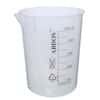 Abdos P50607 Large Capacity PP Beakers, 5000 mL, 2/Pk