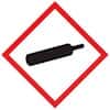 Accuform LZH605EV5 GHS Label, Gas Cylinder Pictogram, 1" x 1", adhesive poly, 500/roll