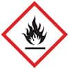 Accuform LZH611PS5 GHS Label, Flame Pictogram, 2" x 2", adhesive coated paper, 500/roll