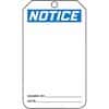 Accuform MNT101CTP Tag, Notice, 5 7/8" X 3 1/8", PF-Cardstock