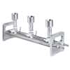 Advantec 313000 Vacuum Filtration Manifold, Sterility Test; SS, 3-Branch with 3-Way Valves