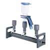 Advantec 313600 Vacuum Filtration Manifold; PVC, 6-Branch with 2-Way Valves