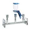 Advantec 353300 Vacuum Filtration Manifold; Stainless Steel, 6-Branch with 2-Way Valves