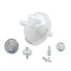 Advantec 50CP020AN Syringe Filters, 0.20 um CA, 50 mm; 10/Pk