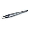 Aven Tools 304-CF Carbon Fiber Tweezer, Straight, Ultra-Fine Tips, 0.6 mm (0.024") Wide