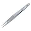 Aven Tools Precision Stainless Steel Tweezers, Serrated Grip, Straight Tip, AC-SA, 120mm