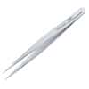 Aven Tools Tweezers, Stainless Steel, Straight, Thick, Flat, Strong Tips, 4-3/4"L