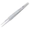 Aven Tools Tweezers, Stainless Steel, Tapered, Flat, Tips, 4-3/4"L