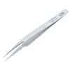 Aven Tools Precision Stainless Steel Tweezers, Oblique Fine Point Tips, 5A-SA, 115mm