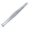 Aven Tools Precision Stainless Steel Tweezers, Wafer Handling, Serrated Grip, Straight Broad Tip, 35A-SA, 120mm