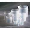 Azlon 522085-2000 polypropylene "square ratio" beaker, 2000 mL