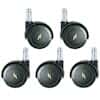 Bevco CARD/5S Casters, ESD, Aluminum; 5/Pk