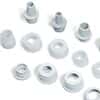 BrandTech 704399 Threaded Bottle Adapter, ETFE, GL45 Thread x GL38 Bottle Thread