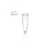 BrandTech BIO-CERT® PCR Tube with Flat Cap, Polypropylene, Clear, 0.2 mL; 1000/Pk