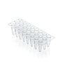 BrandTech BIO-CERT® PCR Plate, 24-Well, Clear, No Skirt, Standard Profile, Elevated Well Rim, 0.2 mL; 40/Pk