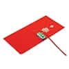 BriskHeat SRX12123601PT3 Hazardous T3-Rated Silicone Heating Blanket, Adhesive, 12x12" , 120V, 360W