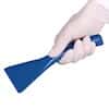 Burkle 5378-3030 Disposable food scraper, PS, blue, sterile; 200 mm x 80 mm