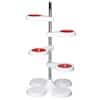 Burkle 9622-0400 Funnel stand for 4 funnels, with four funnel holders for 40-180 mm