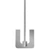 Caframo U-shaped mixing paddle; 5" x 5" blade, 36"L shaft, stainless steel