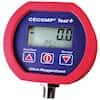 Cecomp Test + Battery-Powered Digital Vacuum/Pressure Gauge, -14.7 to 100.0 psig