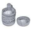 Cole-Parmer Aluminum Crimped-Walled Weighing Dish with Tab, 28 mm dia, 8 mL; 500/Cs