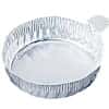 Cole-Parmer Aluminum Crimped-Walled Weighing Dish with Tab, 70 mm dia, 60 mL; 100/Pk
