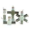Cole-Parmer Manifold Mixing Solenoid Valve, PTFE; 4 In/1 Out; 12 VDC