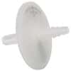 Cole-Parmer PTFE Syringe Filters, Non-Sterile, Barbed-Threaded, 0.45 µm, 50 mm dia; 10/pk