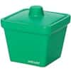Cole-Parmer Foam Rectangular Ice Pan with Lid, 1 L, Green