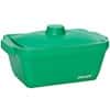 Cole-Parmer Foam Rectangular Ice Pan with Lid, 4 L, Green